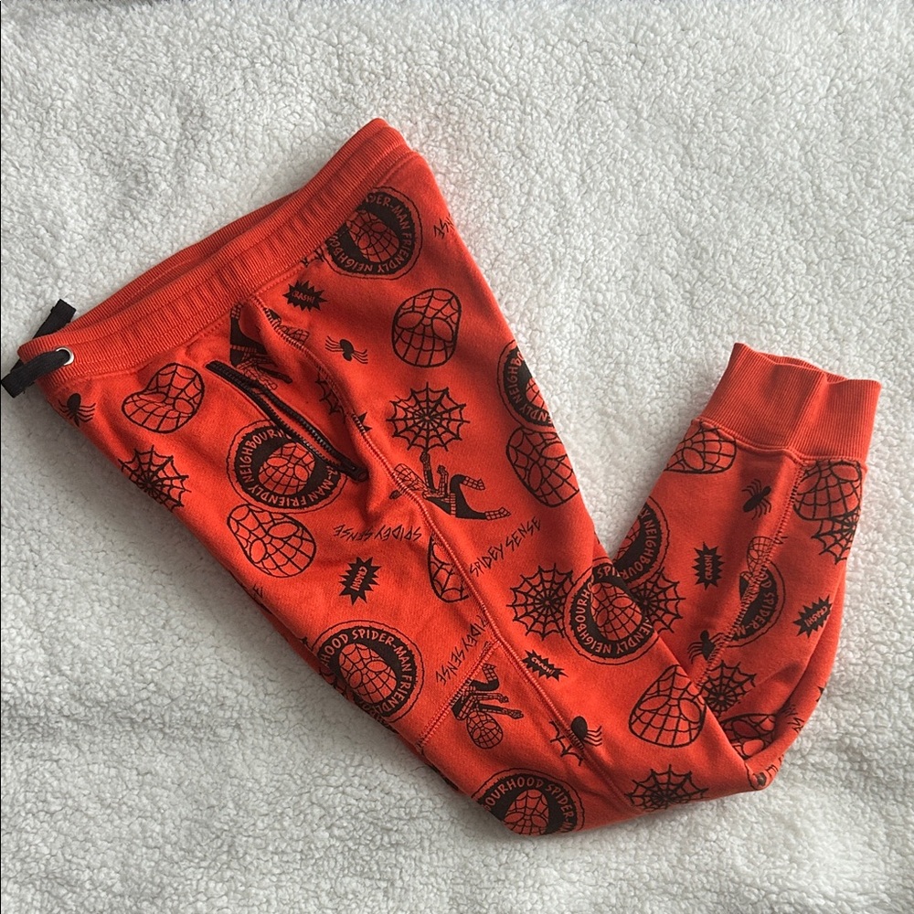 Marvel Red Spider-Man Kids Joggers size M